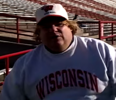 Old Footage Released Of Chris Farley In A Wisconsin Badger Recruitment Video