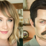 This Girl Just Blew My Mind By Turning Herself Into Ron Swanson Using Makeup