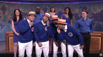 Billy Murray And The Chicago Cubs Went On SNL's Weekend Update To Sing 'Go Cubs Go'