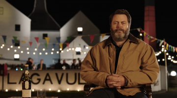 Watch Nick Offerman Majestically Sip Scotch For An Hour In Front Of The Lagavulin Distillery